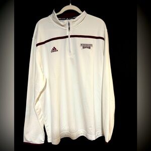 Adidas 1/4 Zip Mississippi State Pullover